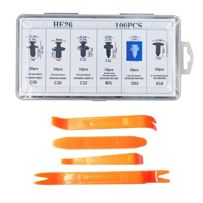 Auto Car Radio Door Clip Audio Removal Kit Car Audio Removal Trim Panel Dashboard Car DVD Player Repair Hand Cockpit Pry Tool