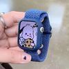Korean Cute Braied Strap + Case For Apple Watch Band 49mm 46mm 45 44 38 42 Nylon Bracelet For iWatch Series 10 9 8 7 6 5 4 3 SE