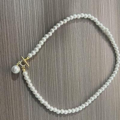 Fashion Temperament Pearl Pendant Necklace Women's Niche Design High-end Collarbone Chain New Temperament Neck Chain