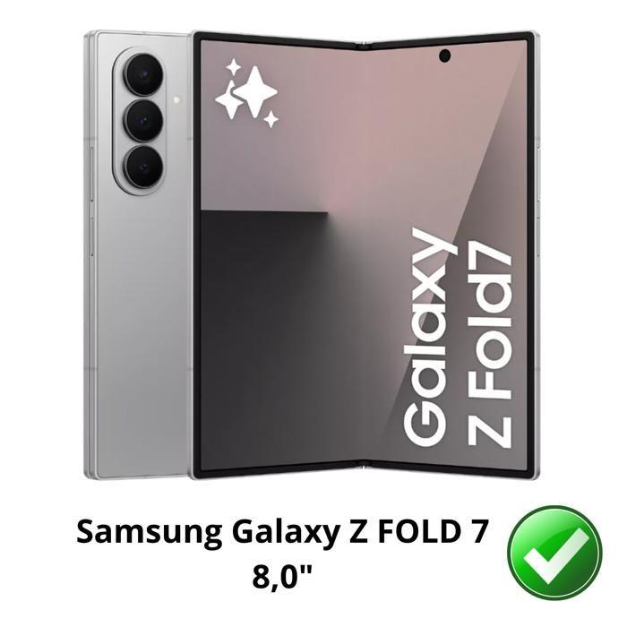 Kameraschutz - Phonillico® - Samsung Galaxy Z FOLD 7 - 2er-Pack - Gehärtetes Glas - Transparent
