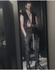 SUBHUMAN Men's Spring/Summer Dark Knitted V-Neck Sleeveless Tank Vest - Couple's Style