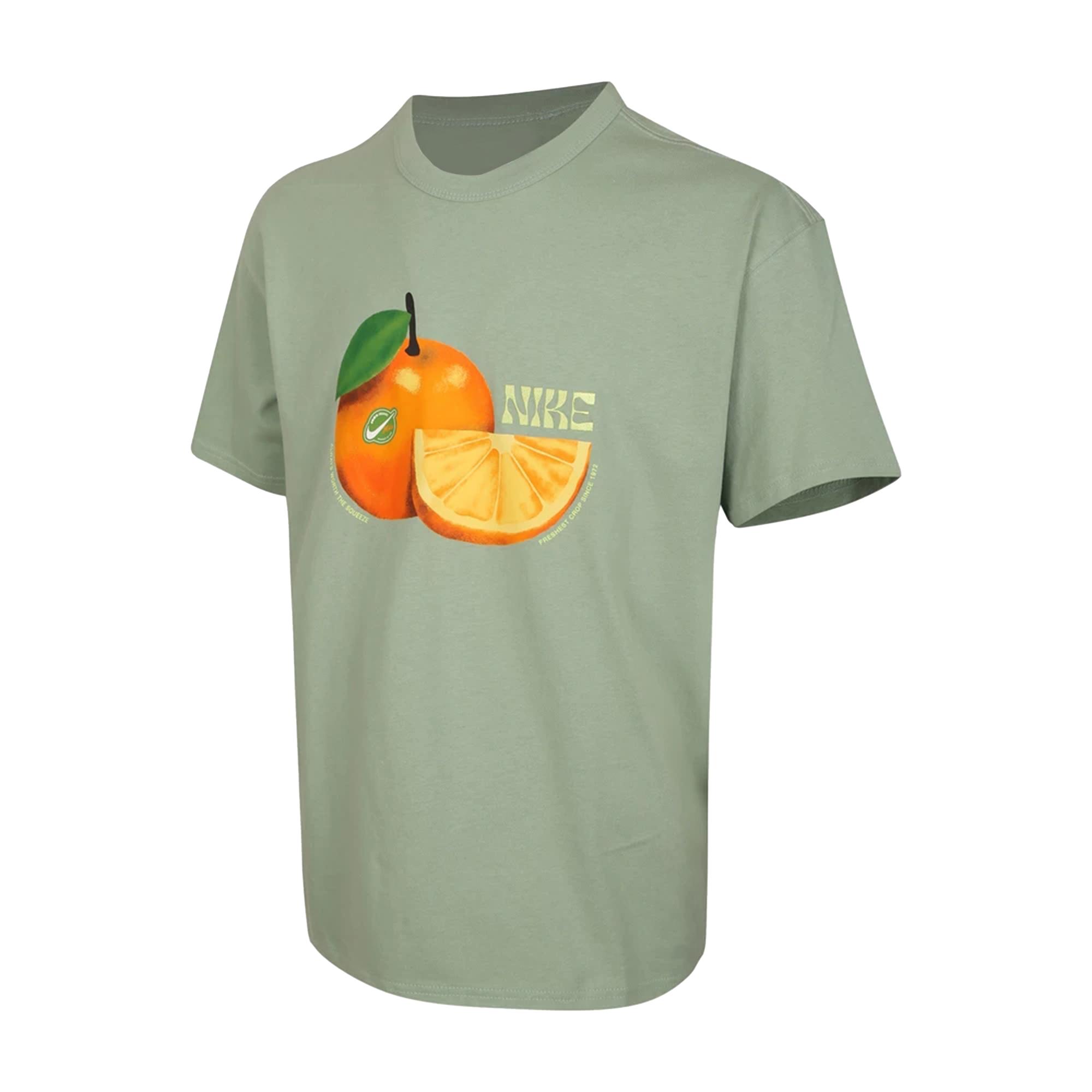 Nike T Shirts Men s Lime Green Crew Neck Moderate IH1352-006 L