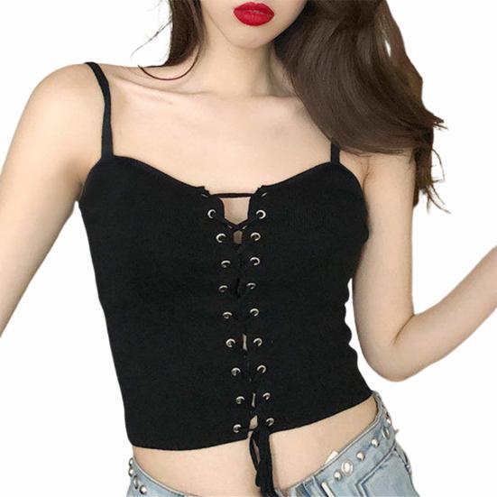 spaghetti strap corset top