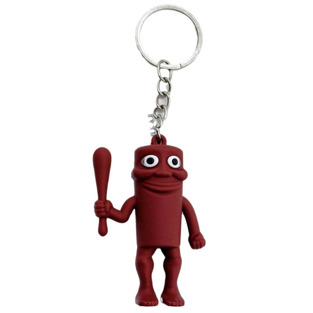 Creative Italian Brainrot Animals Keychain Funny Tung Tung Tung Sahur Cat Meme Keyrings Friends Pendant Gifts