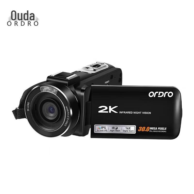

ORDRO HDV-Z63 2K Digital Camcorder with IR Night Vision (CN version)