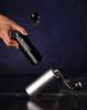 49mm Titanium-Plated Dual Blade Hand-Crank Coffee Grinder for Outdoor Use