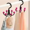 6pcs Space-Saving Dopamine Hook Hanger Six Claws Scarf Hat Bag Organizer  Laundry