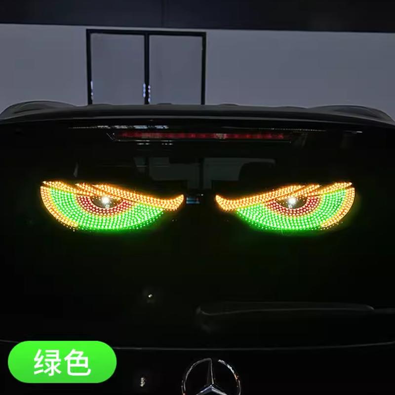 

Universal LED Dynamic Devil Eyes Light Truck Decorative Lamp USB Flexible Windshield Display For Car SUV BUS Auto Signal Light