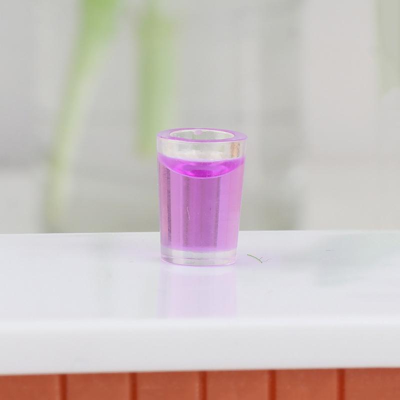 10Pcs Miniature Wine Cup Beer Mug Wine Bottle Resin Model Dollhouse For Furniture House Decor Toy