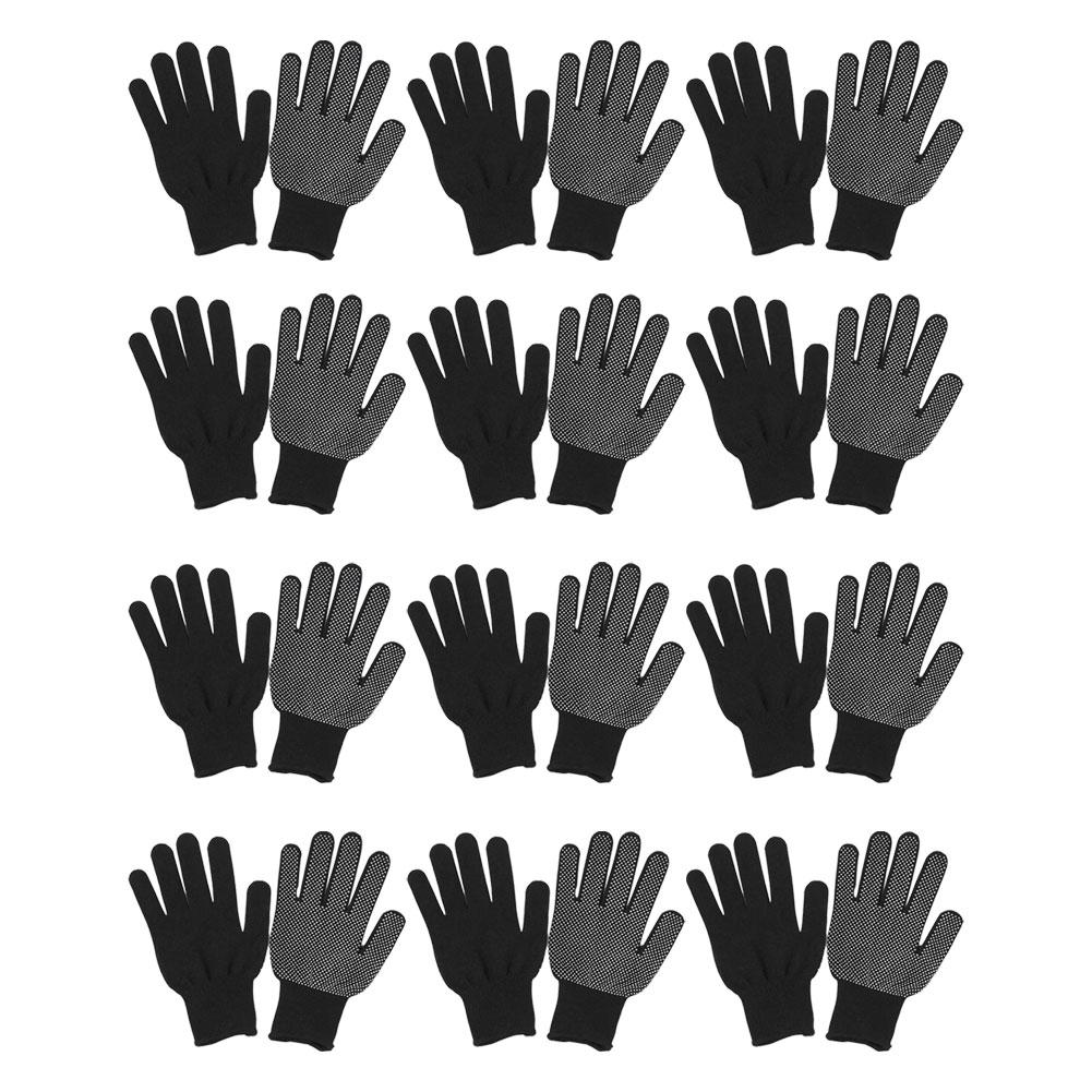 

13-Gauge Nylon Dot Grip Work Gloves, Breathable & Non-Slip for Gardening, Construction, Packing