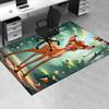 Office Rug Bambi, Forest theme 3D Printed Anti-Slip Rug-Machine Washable for Living Room