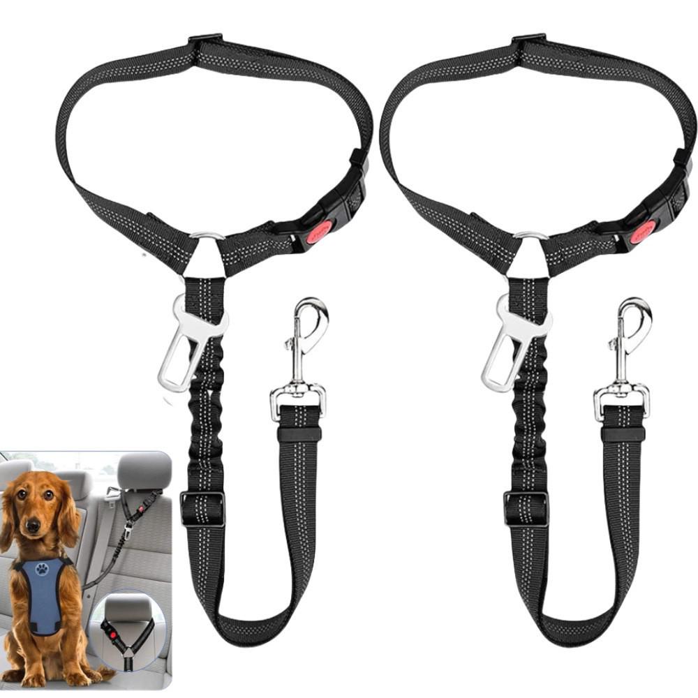 Reflective Elastic Safety Leash for Medium to Large Dogs - Shock-Absorbing and Explosion-Proof Design