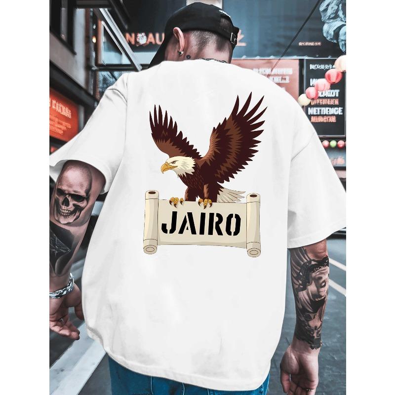 

Jairo Men s T-shirts classic versatile round neck back printed T-shirt shirt, suitable for basketball, a must-have Men s summer outfit in the gym 2XL белый