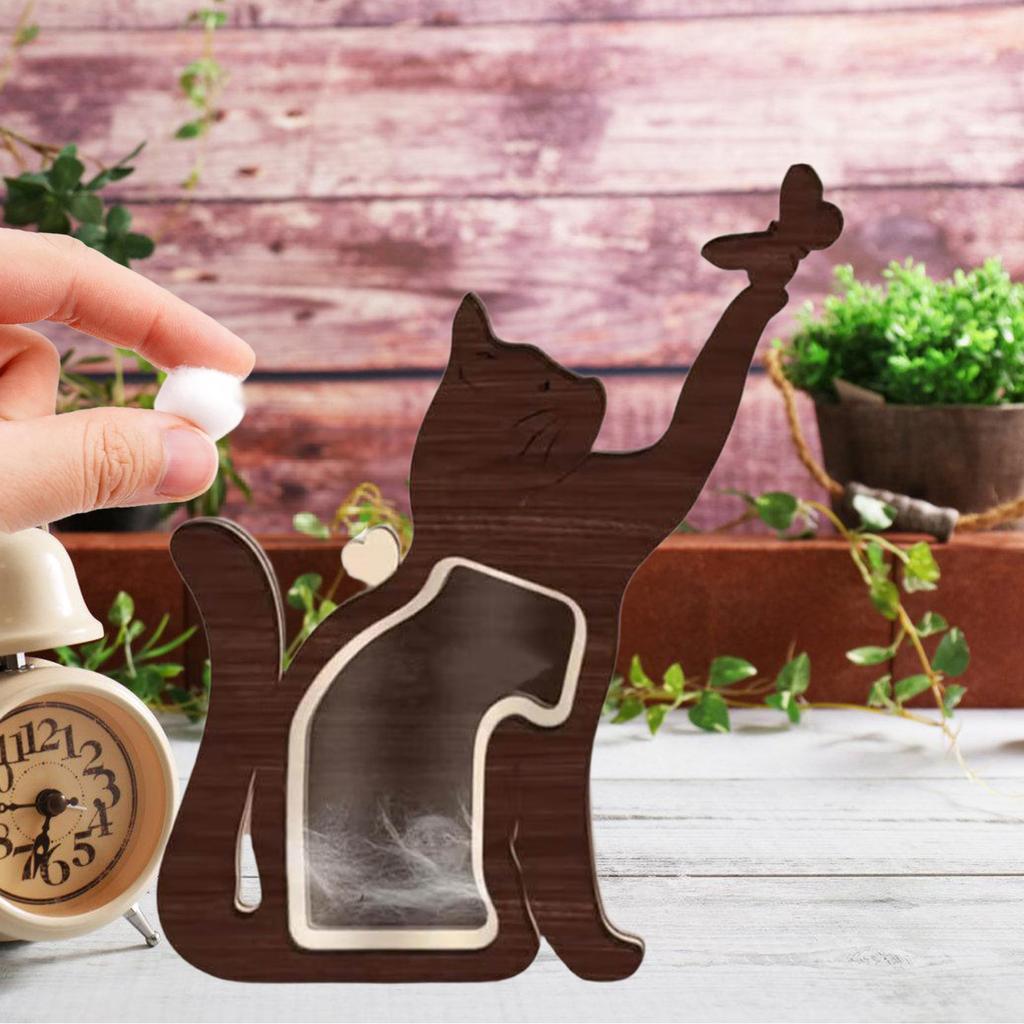 Personalizing Pet Furs Memorial Box Handcrafted Wooden Keepsakes For Cherishing Cats Dog Hair Display Home Decors Gift