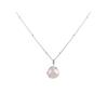 Instagram Style 925 Pure Silver Single Natural Pearl Necklace for Women's Elegance, Light Luxury, Irregular Feeling Pendant with Collar Chain