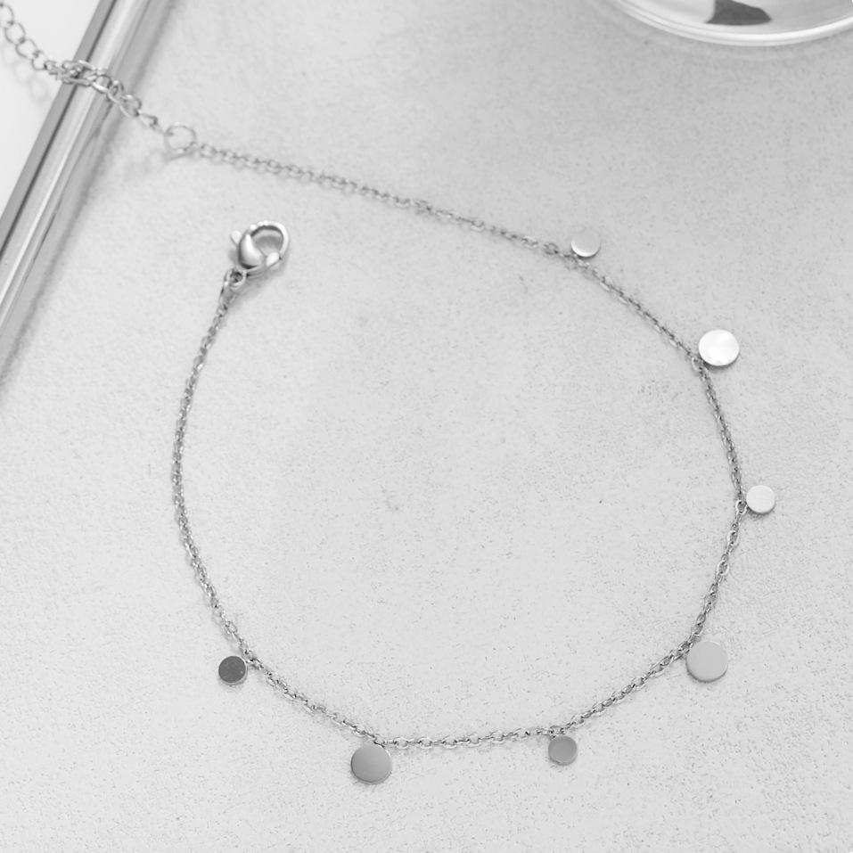Stylish Titanium Steel Heart Anklet for Women – Durable, Versatile Beach Foot Chain