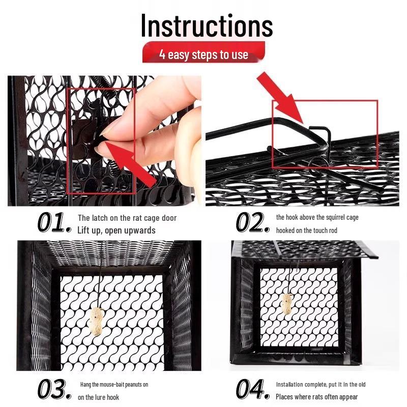 Capcană și cușcă automată pentru șoareci: Instrument Eficient pentru Prinderea și Exterminarea Șoarecilor Acasă