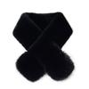 Winter Warm Solid Color Korean Winter Scarf Faux Mink Fur Soft Neck Collar Warmer Soft Plush Warm Neck Warmer Fashion Accessory