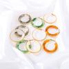 Advanced Sense Hoop Earrings Personality Ear Needle Dangle Earrings Hoop Ear Buckle  Wedding