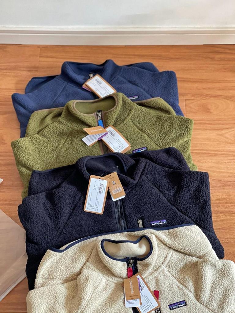 Męski Wysokiej Jakości BATA Retro Polar Wełna Jagnięca Ciepły Stój na Zamku Kardigan Kurtka