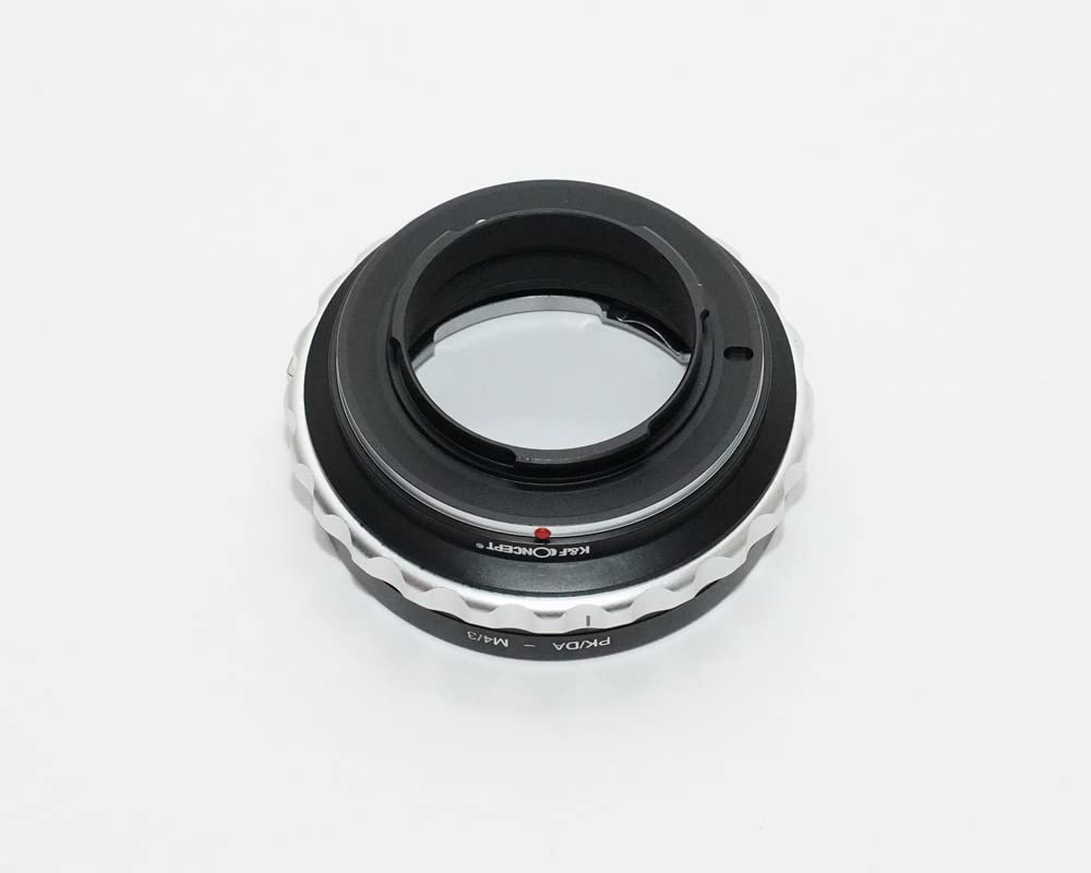 CONCEPT Pentax K DA Lens Micro Four Thirds Mount Adapter Aperture Lens Cloth Included K&F PK/DA -m4/3 Adjustable! Da-m43 (KFM43)