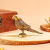 The Spiritual Living Finecrafted Exotic Brass Parrot | 3.5 Inch | Ideal for Home Decor | Table Decoration Items