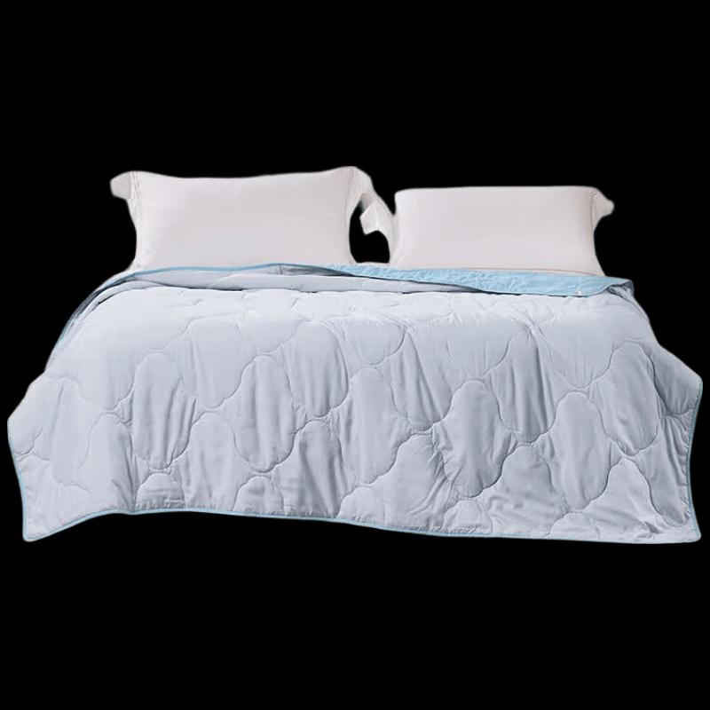FUANNA Pure Soft Summer Quilt - Orchid Whisper Grey