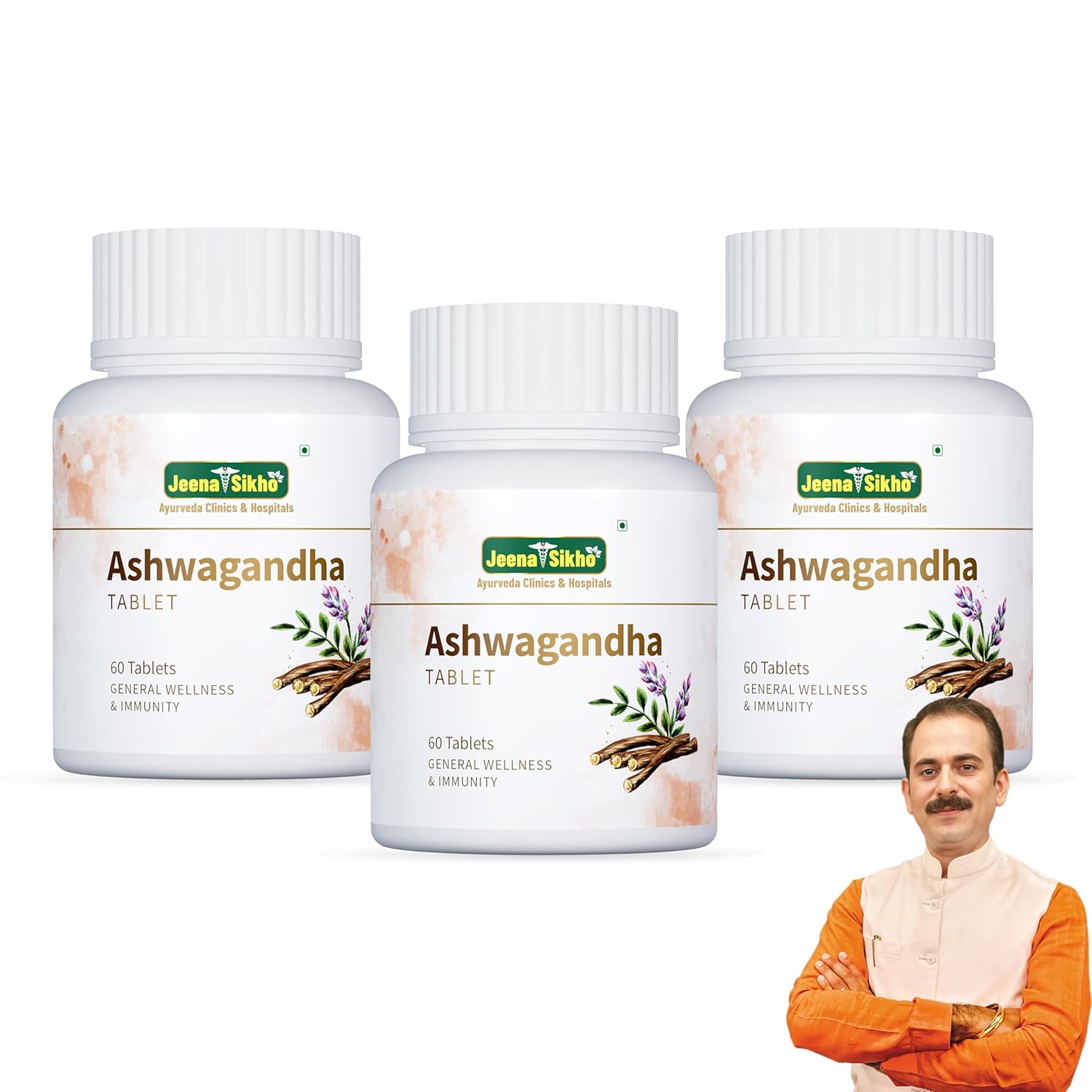 

Jeena Sikho Ashwagandha Tablets Pack Of 3 60 Tablets Each Vegetarian Tablets Daily Wellness Energy Focus Herbal Support
