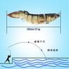 Cloth Strip Link, Flexible Swimming Posture, Multi-Section Fish 9 Sections, Loach Freshwater Simulation Bait Abs Plastic Simulation Luya Fish