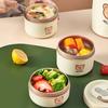 Durable Stainless Steel Thermal Food Container with Leak Proof Lid and Portable Handle for Office or School