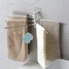 WTEMPO Kein Stanzen, rotierender Handtuchhalter, Badezimmer-Handtuchhalter zum Aufhängen, Badezimmer-Wandhandtuchhalter, Küchen-WC-Halter