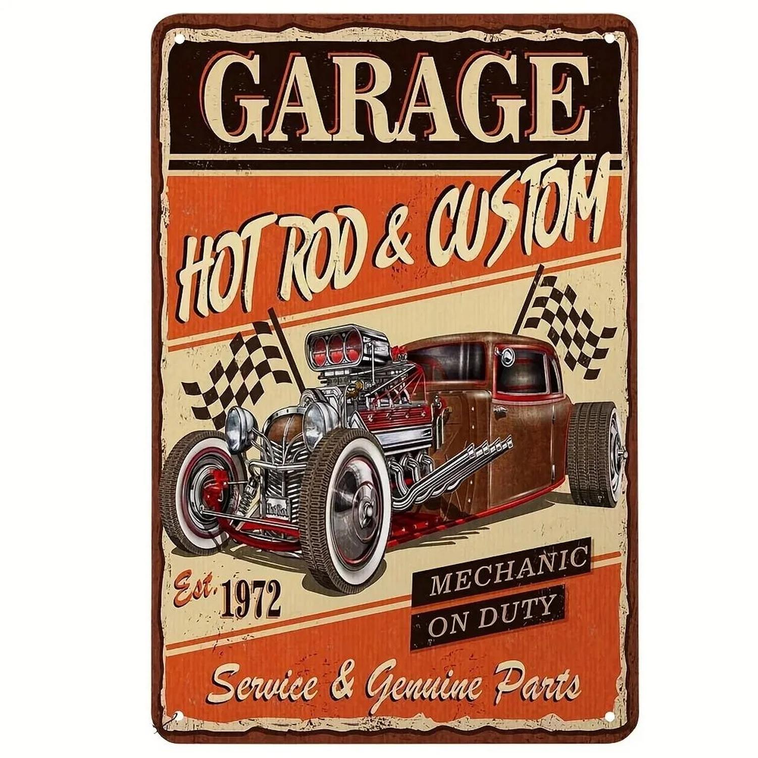 

Mfoever Metal Tin Signs Snapon Tools Wall Decoration Plaque Vintage Art Poster Iron Painting for Man Cave Home Cafe Garage Club Bar (as the picture,20x30cm)