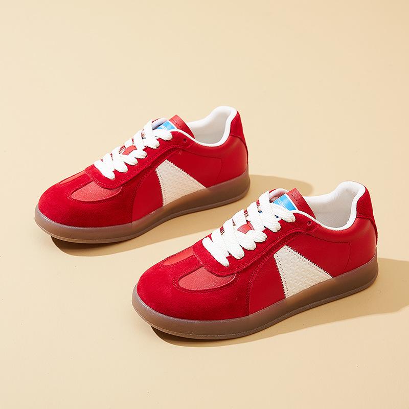 Casual Sports Flat Board Shoes, Women's Casual Shoes, Retro and Versatile De Xun Shoes