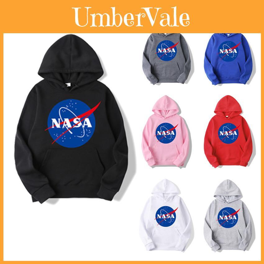 Modny Hoodie NASA Bluzy z Kapturem Unisex Hip-hop Deskorolka Bluzy Dla Wszystkich