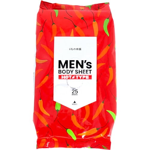 Men's Body Sheets, Warming Type, 25 Sheets