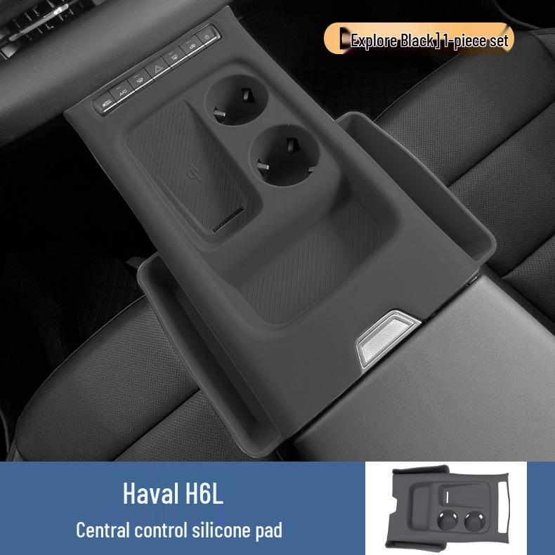 Haval H6L Gear Shift Wireless Charging Anti-slip Silicone Mat & Cup Holder Insert