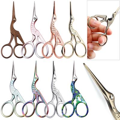 Forbicine per Sopracciglia Acciaio Inossidabile Naso Ciglia Nastro Forbici Rimozione Peli Viso Taglia Sopracciglia Rasoio Sopracciglio Donna Strumento Trucco