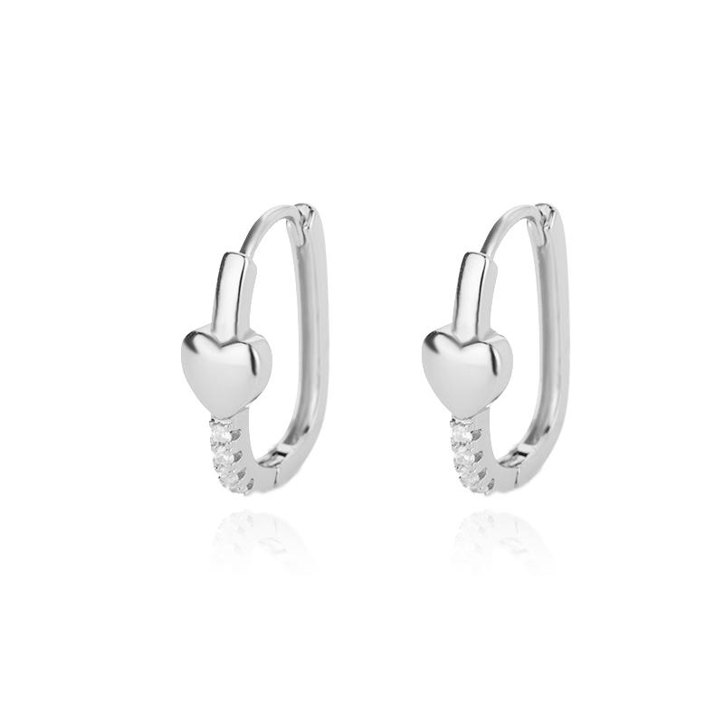 Gold Round Hoop Earrings For Women Stainless Steel Trendy Wedding Jewelry Couple Band