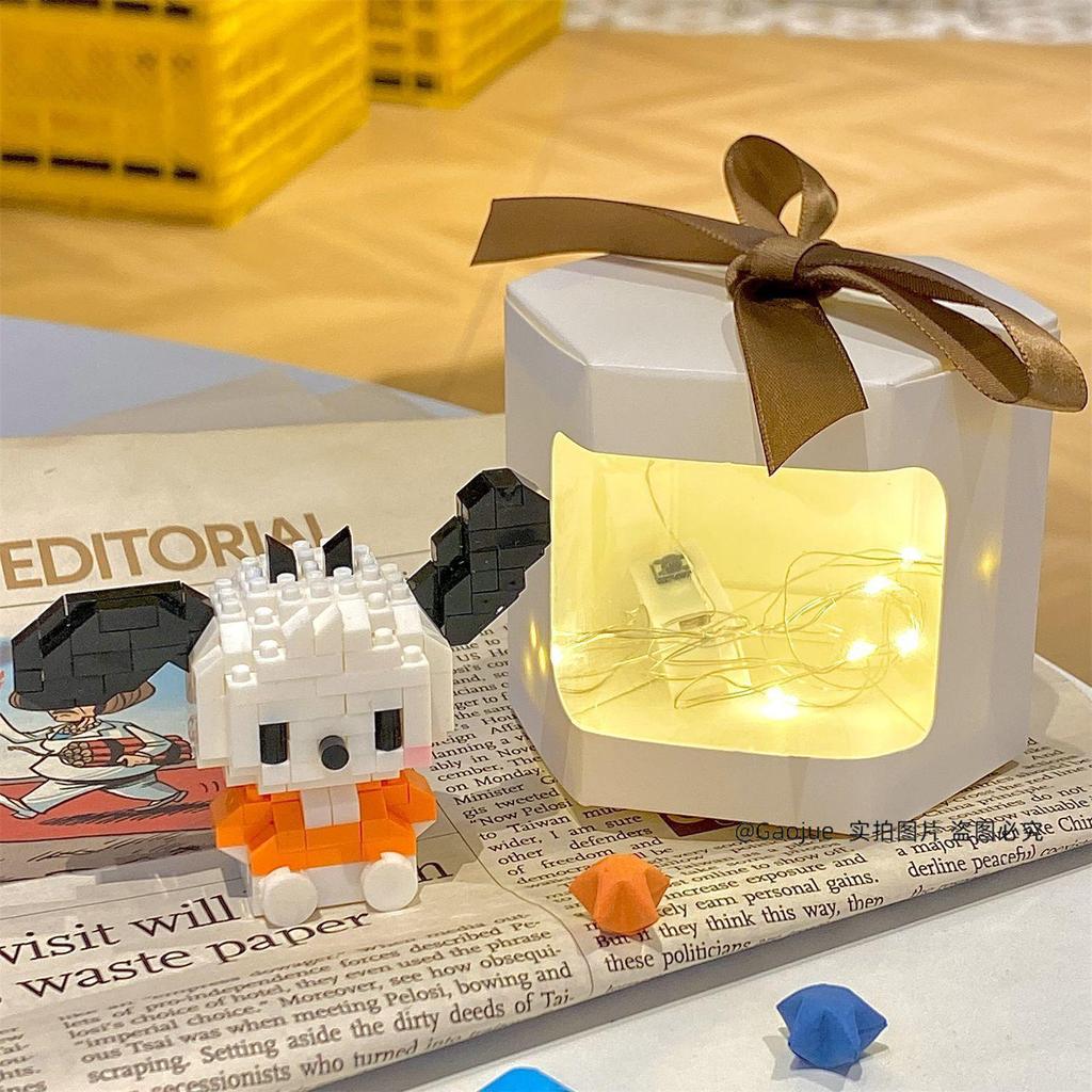 Small Particle Building Blocks - Educational Puzzle Figures & Ornaments for Kids' Birthday Gifts