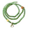 Hetian Green Jade Multi-strand Bracelet: Simple, Versatile, Fashionable, and Exquisite Women's Accessory.