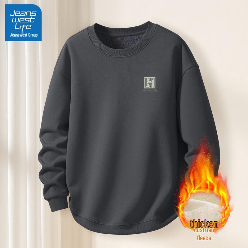 Jeanswest Life Men s Fleece-Lined American Style Sweatshirt 3XL