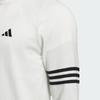 Adidas Long Sleeve Pullover Sweater Color Block Golf Sweater Men Sweater White IN9049