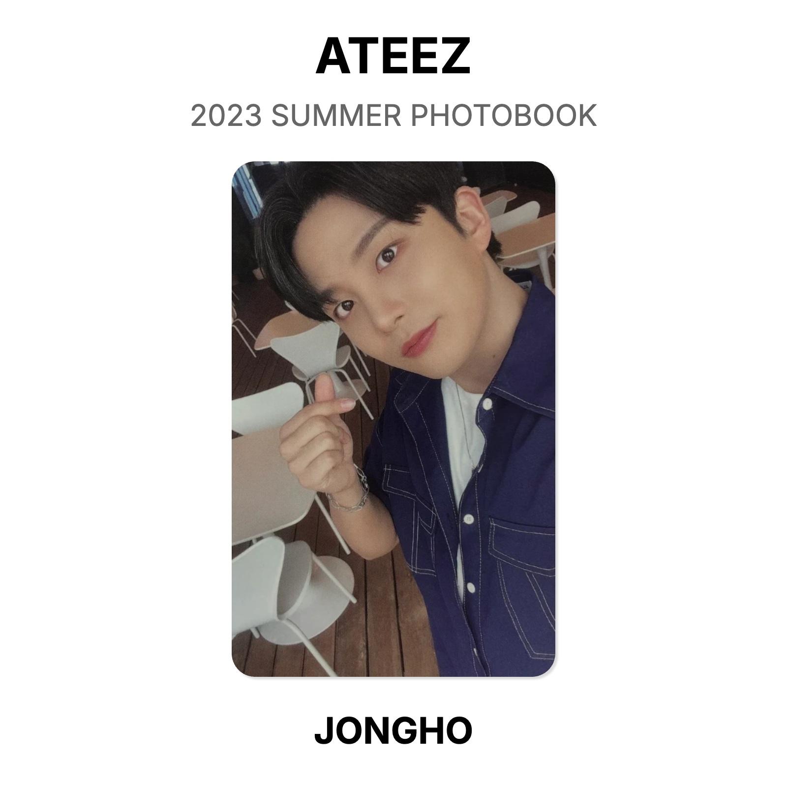 ATEEZ 2023 SUMMER PHOTOBOOK Official Photocard JONGHO