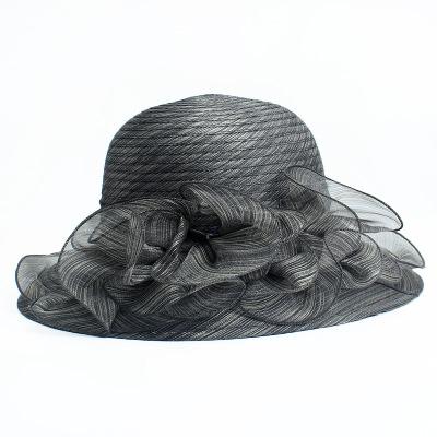 Summer Large Brimmed Fisherman Hat Lace Women'S Beach Sun Protection And Sunshade Hat Organza Hat Summer Sun Hat Cool Hat