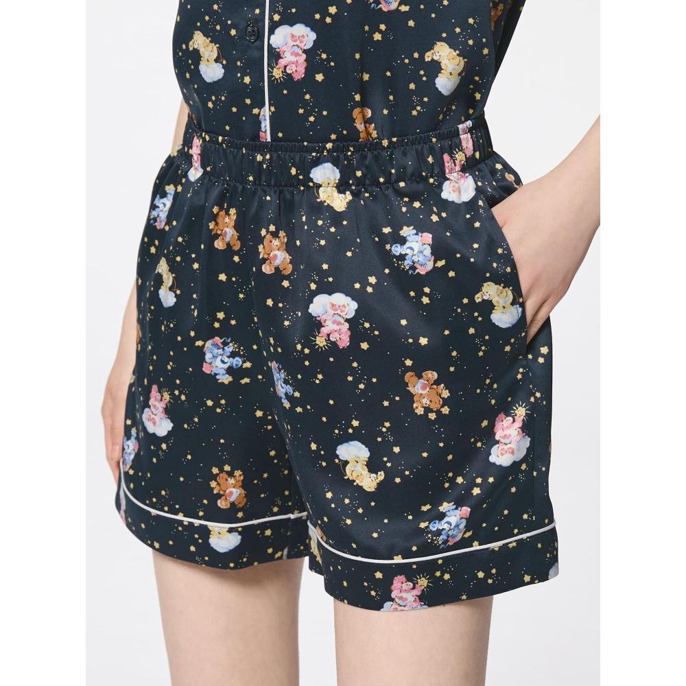GU by Uniqlo Satin-Pyjama  Kurzarm   Shorts  Care Bears