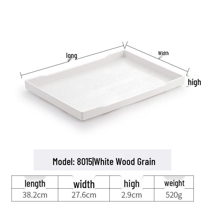 Rectangular Plastic Serving Tray
