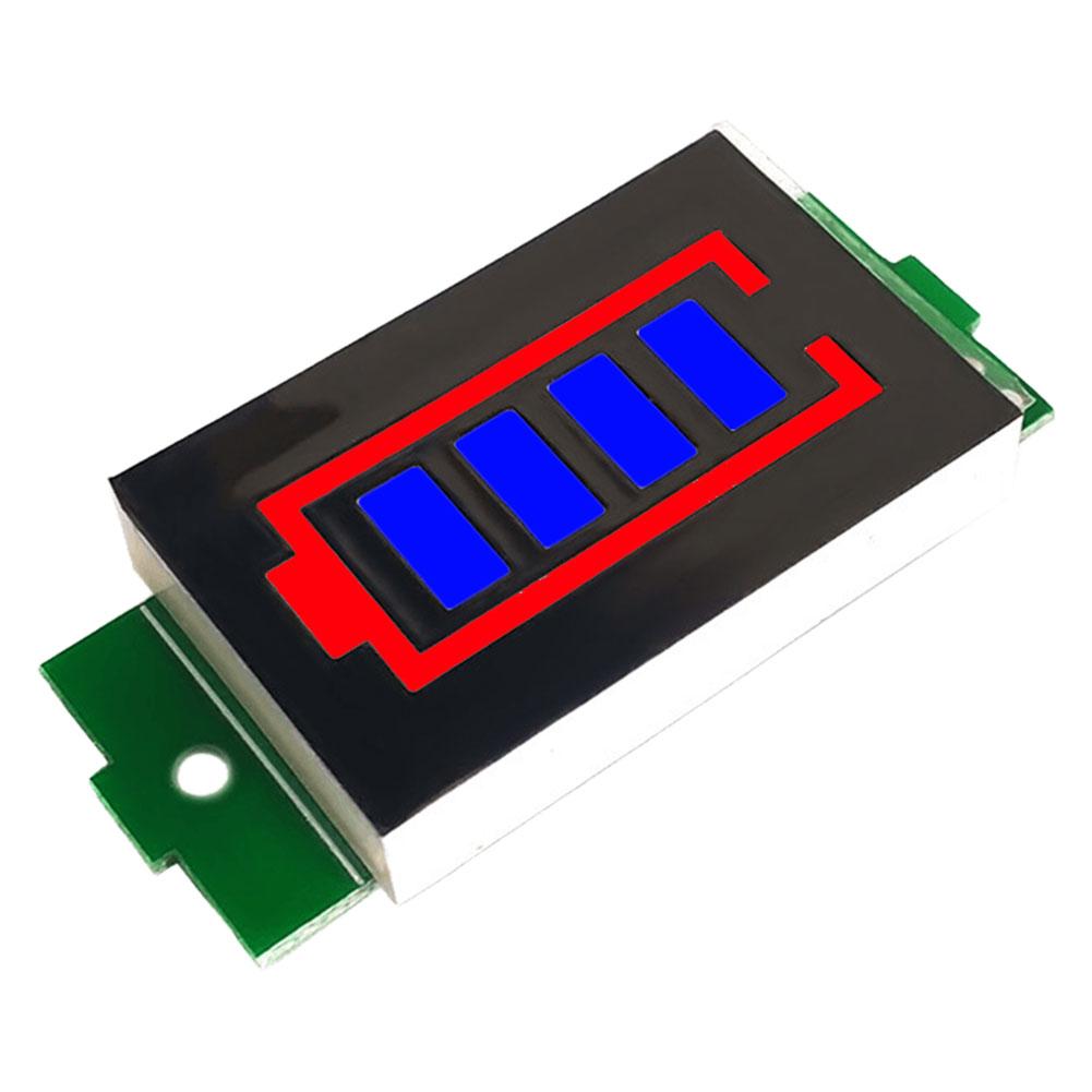1/2/3/4/6/7/8S Lithium Battery Capacity Indicator Module LED Display Lithium Battery Meter Display Module 4 Sections