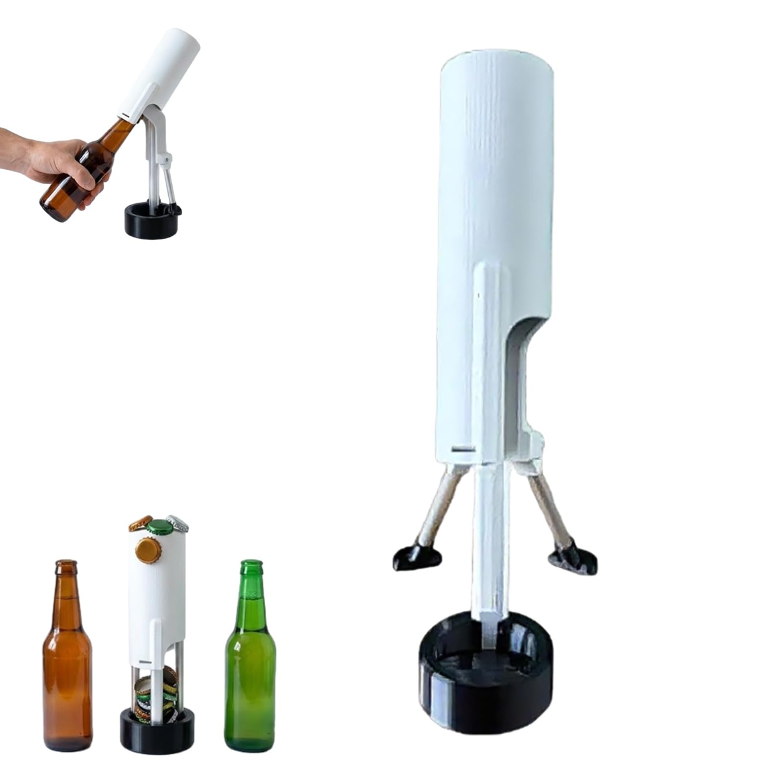 

Bottle Openers for Seniors, Quick Cap Remover for 12oz Beer & Soda Bottles, Ideal for Home Bars, Parties, Camping, And Gift Giving 1