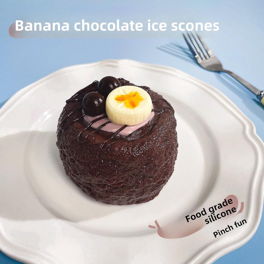 Mango Scone Food Grade Silicone Stress Relief Toy For Kids And Adults