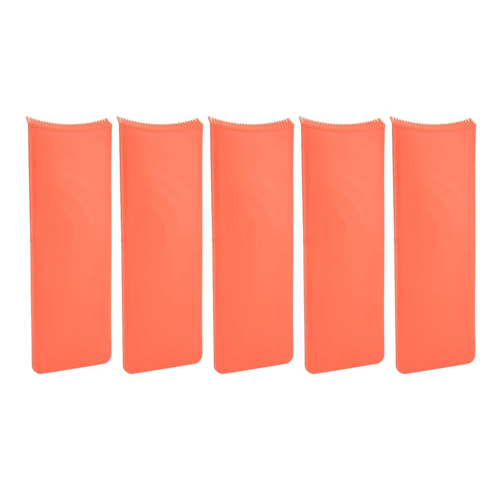 5Pcs Balayage Board 12in Long Round Teeth Safe Durable ABS Easy Operation Foiling Board for Hair Bleach Dye